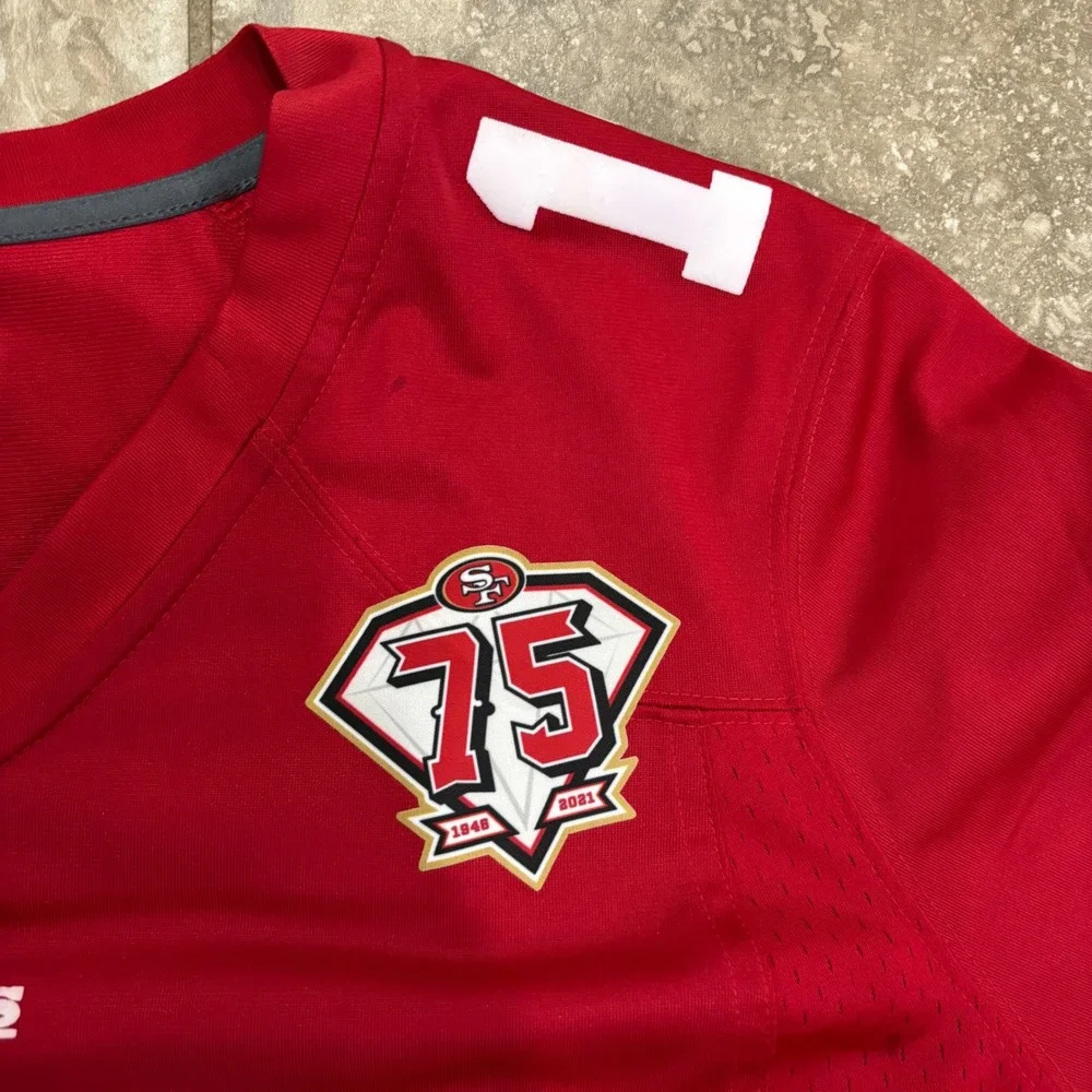 Nike‎ San Francisco 49ers Deebo Samuel 75th Anniversary Jersey Womens XXL Red